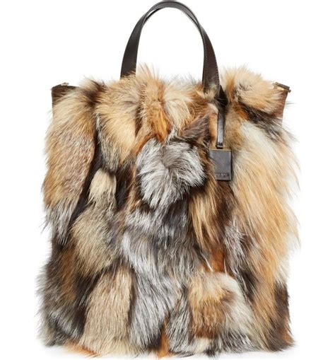 michael kors bag with fur|michael kors fur purse brown.